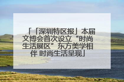 「深圳特区报」本届文博会首次设立“时尚生活展区”东方美学相伴 时尚生活呈现