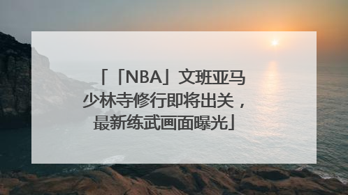 「NBA」文班亚马少林寺修行即将出关，最新练武画面曝光