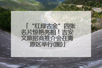 “红绿古金”四张名片惊艳亮相！吉安文旅招商推介会在青原区举行(图)