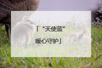 “天使蓝” 暖心守护