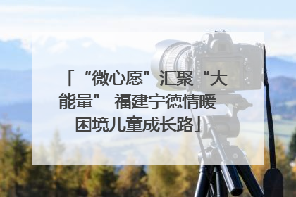 “微心愿”汇聚“大能量” 福建宁德情暖困境儿童成长路