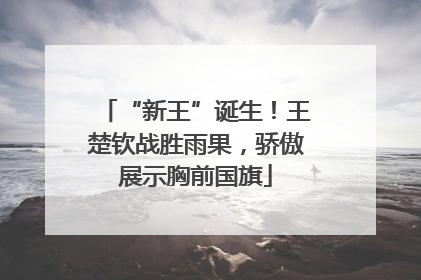 “新王”诞生！王楚钦战胜雨果，骄傲展示胸前国旗