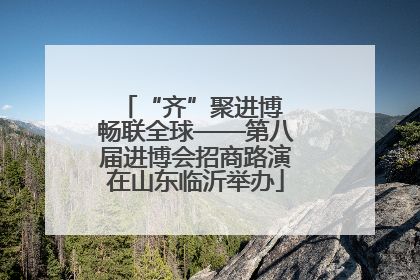 “齐”聚进博 畅联全球——第八届进博会招商路演在山东临沂举办