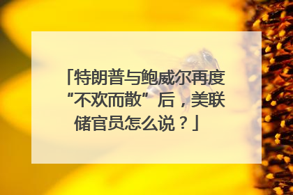 特朗普与鲍威尔再度“不欢而散”后，美联储官员怎么说？