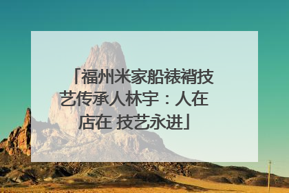 福州米家船裱褙技艺传承人林宇：人在店在 技艺永进