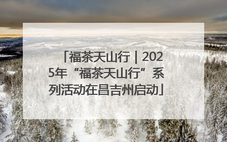 福茶天山行｜2025年“福茶天山行”系列活动在昌吉州启动