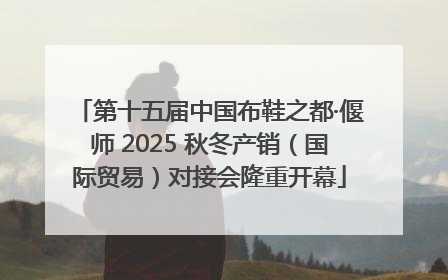 第十五届中国布鞋之都·偃师 2025 秋冬产销（国际贸易）对接会隆重开幕