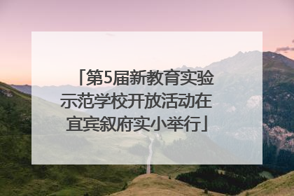 第5届新教育实验示范学校开放活动在宜宾叙府实小举行
