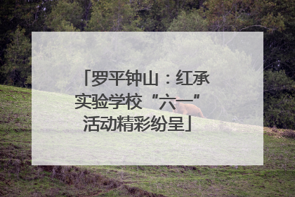 罗平钟山：红承实验学校“六一”活动精彩纷呈