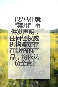 罗马仕就“禁用”事件发声明：任何经权威机构鉴定存在缺陷的产品，将依法负全责