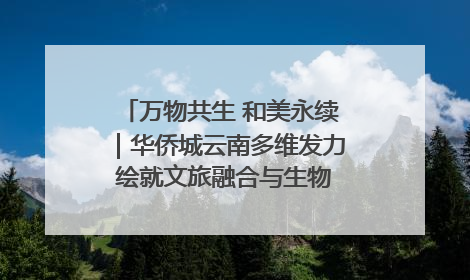 万物共生 和美永续｜华侨城云南多维发力 绘就文旅融合与生物多样性保护新图景
