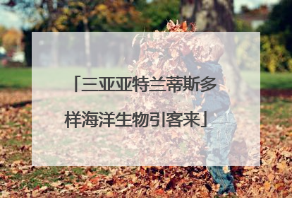 三亚亚特兰蒂斯多样海洋生物引客来