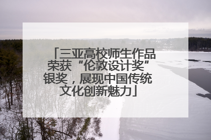 三亚高校师生作品荣获“伦敦设计奖”银奖，展现中国传统文化创新魅力