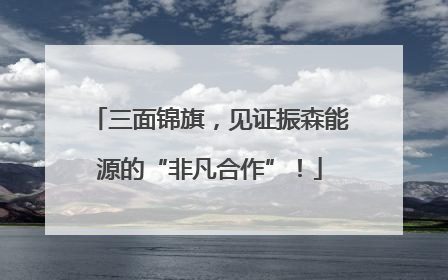 三面锦旗，见证振森能源的“非凡合作”！