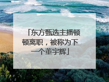 东方甄选主播顿顿离职，被称为下一个董宇辉