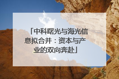 中科曙光与海光信息拟合并：资本与产业的双向奔赴