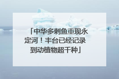 中华多刺鱼重现永定河！丰台已经记录到动植物超千种