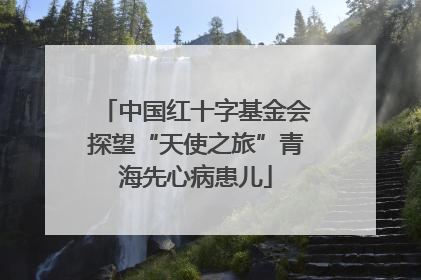 中国红十字基金会探望“天使之旅”青海先心病患儿