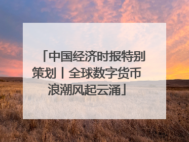 中国经济时报特别策划丨全球数字货币浪潮风起云涌