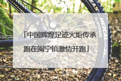 中国辉煌足迹火炬传承跑在闽宁镇激情开跑