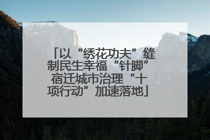 以“绣花功夫”缝制民生幸福“针脚” 宿迁城市治理“十项行动”加速落地