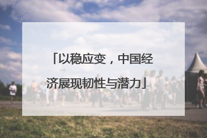 以稳应变，中国经济展现韧性与潜力