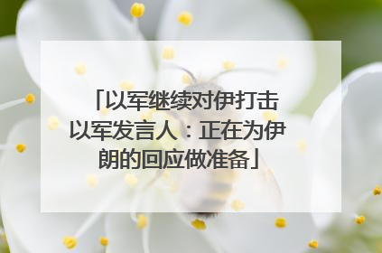 以军继续对伊打击 以军发言人：正在为伊朗的回应做准备