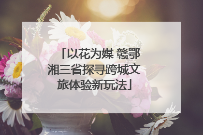 以花为媒 赣鄂湘三省探寻跨城文旅体验新玩法