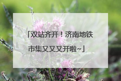 双站齐开！济南地铁市集又又又开啦~