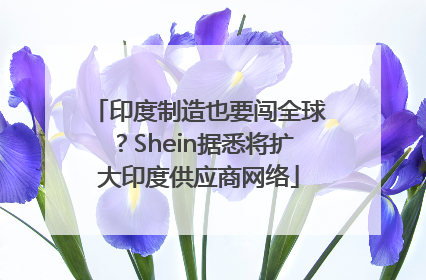 印度制造也要闯全球？Shein据悉将扩大印度供应商网络