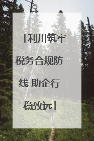 利川筑牢税务合规防线 助企行稳致远