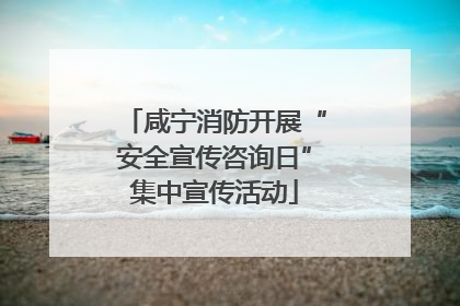 咸宁消防开展“安全宣传咨询日”集中宣传活动