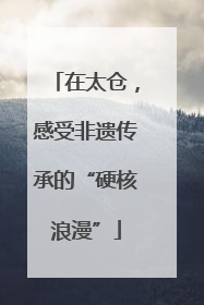 在太仓，感受非遗传承的“硬核浪漫”