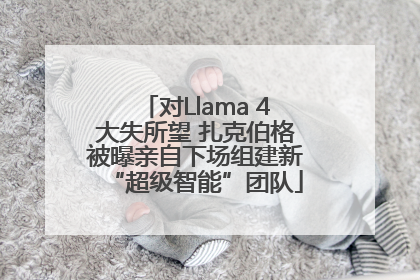 对Llama 4大失所望 扎克伯格被曝亲自下场组建新“超级智能”团队