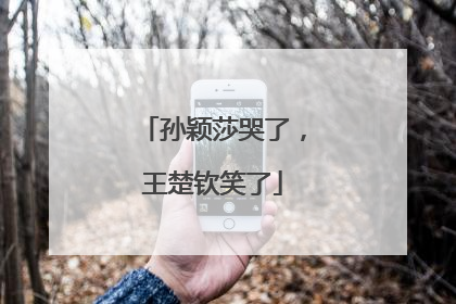 孙颖莎哭了，王楚钦笑了