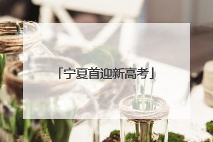 宁夏首迎新高考
