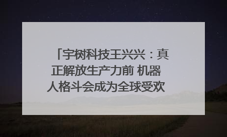 宇树科技王兴兴：真正解放生产力前 机器人格斗会成为全球受欢迎的赛事｜科技观察
