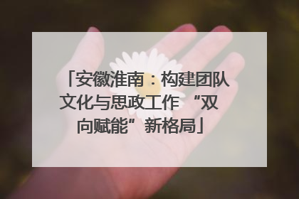 安徽淮南：构建团队文化与思政工作 “双向赋能”新格局