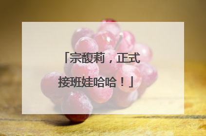 宗馥莉，正式接班娃哈哈！