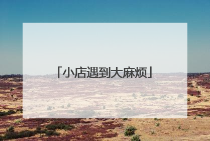 小店遇到大麻烦