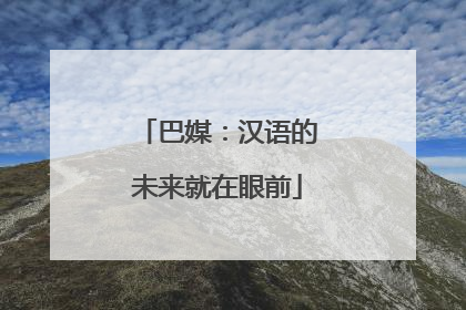 巴媒：汉语的未来就在眼前