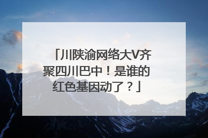川陕渝网络大V齐聚四川巴中！是谁的红色基因动了？