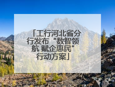 工行河北省分行发布“数智领航 赋企惠民”行动方案