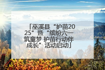 巫溪县“护苗2025”暨“缤纷六一筑童梦 护苗行动伴成长”活动启动