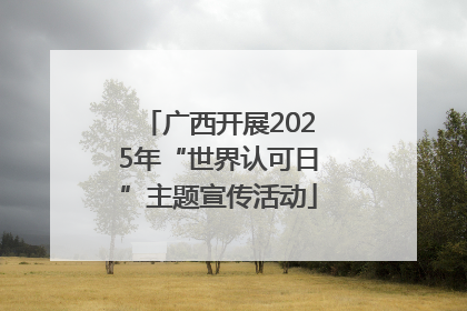 广西开展2025年“世界认可日”主题宣传活动