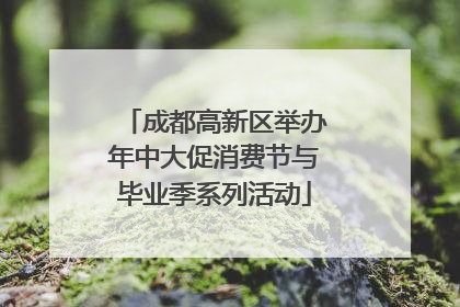 成都高新区举办年中大促消费节与毕业季系列活动