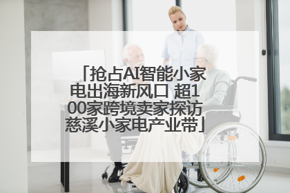 抢占AI智能小家电出海新风口 超100家跨境卖家探访慈溪小家电产业带