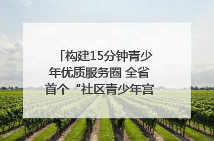 构建15分钟青少年优质服务圈 全省首个“社区青少年宫”落地成都成华区｜一老一小总关情