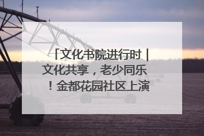 文化书院进行时｜文化共享，老少同乐！金都花园社区上演“跨龄狂欢”