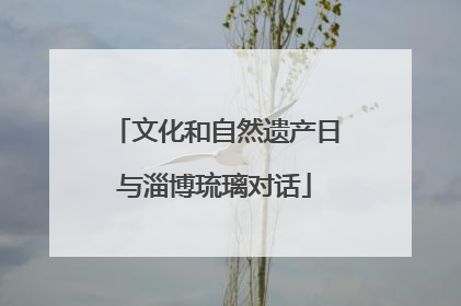 文化和自然遗产日与淄博琉璃对话